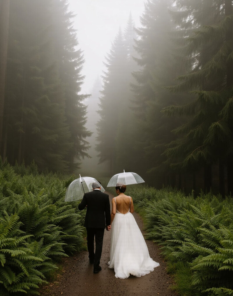 Woodsy wedding venue