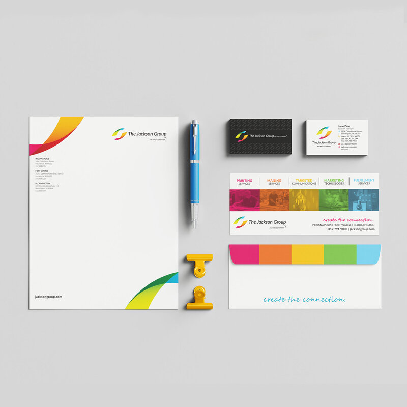 Branding Suite of Stationery for The Jackson Group, an RRD Company