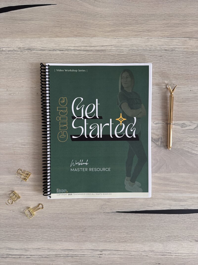 a green workbook