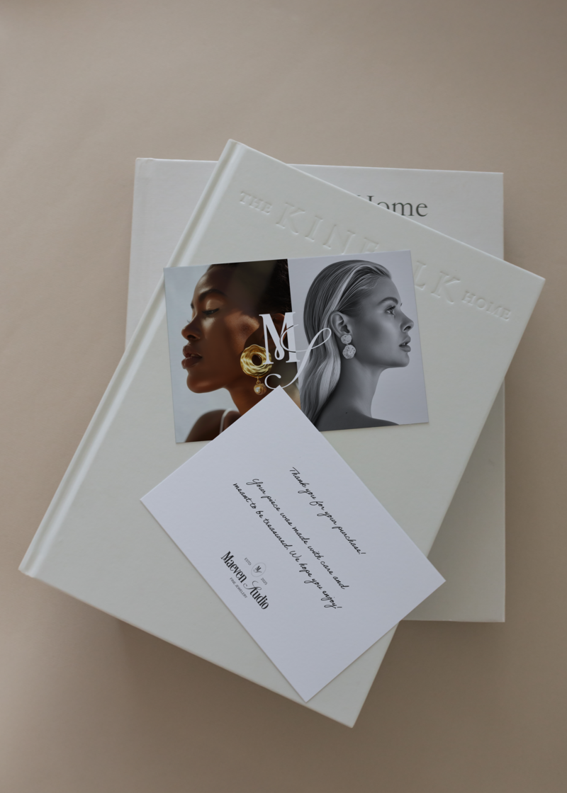 Business card for Isabel Clarke coaching to show October Bloom branding style