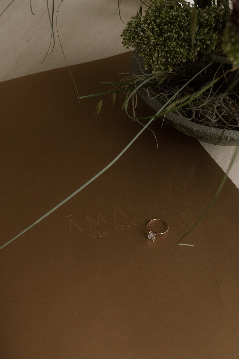 aman magazine with wedding ring