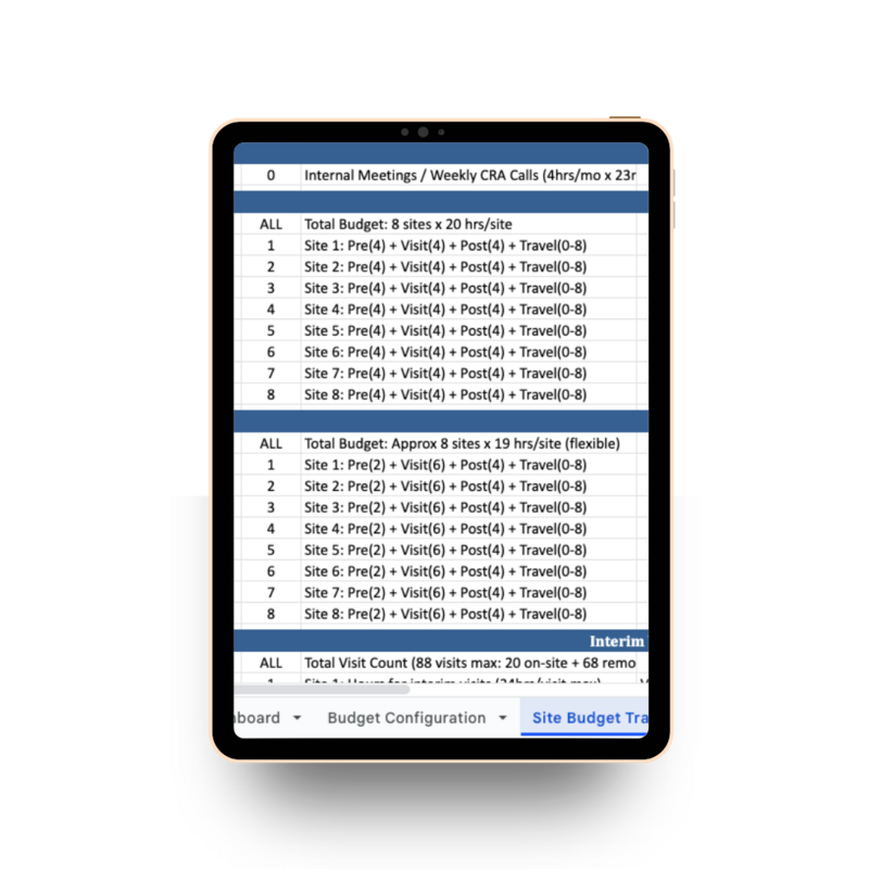 Professional Time Tracking & Invoice System for Clinical Res