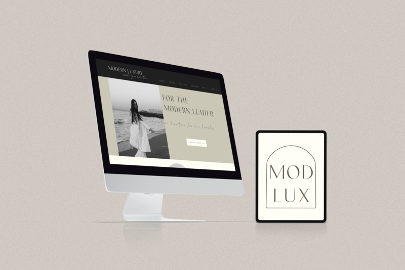 Modern Luxury Coming Soon Page