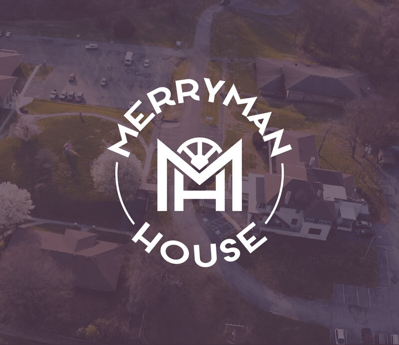 Merryman House non profit logo design by Amanda Newman Design in Paducah, Kentucky