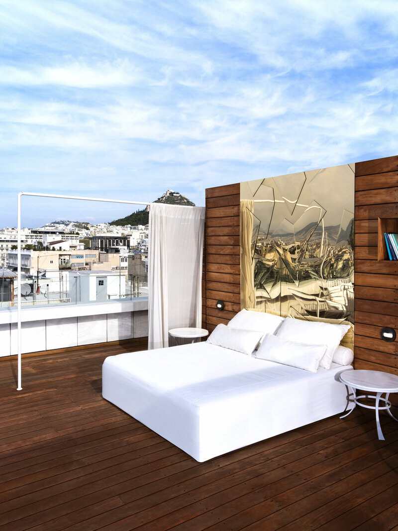 Waterstone - NEW Hotel - Athens - Luxury Boutique Hotel - NEW Hotel Penthouse Suite veranda_