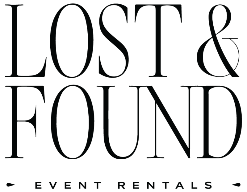 lost and found event rentals logo