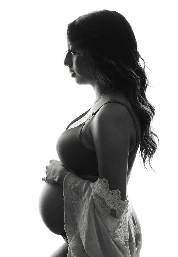Fort Worth Maternity Studio Silhouette Photo