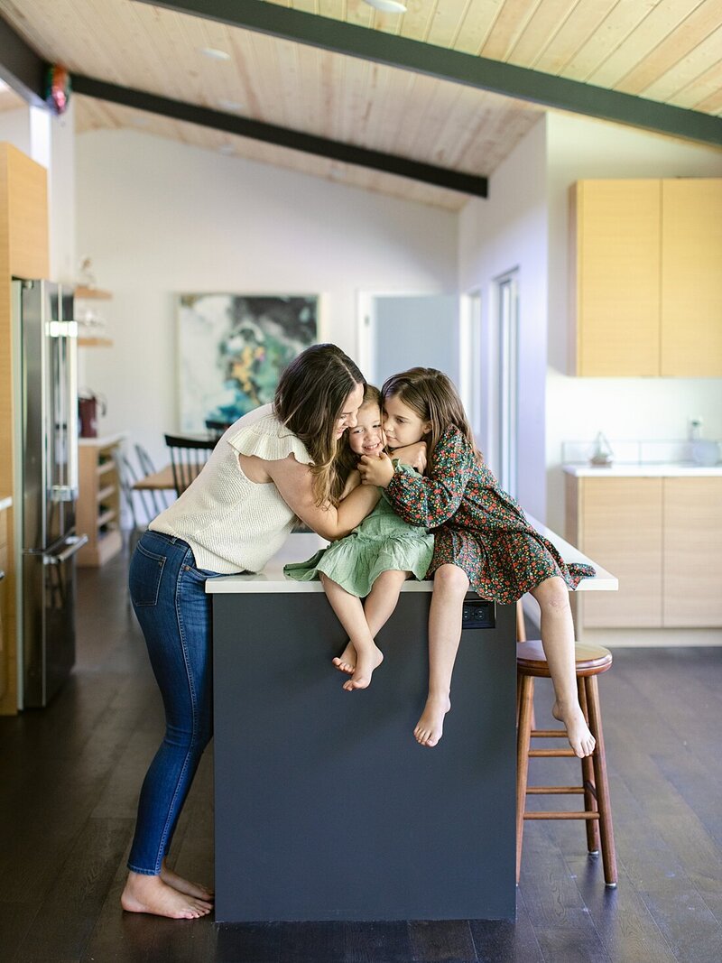 Indoor family session in portland, oregon