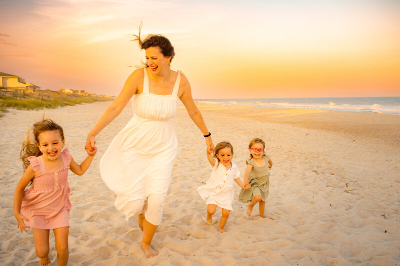 family photos on the north carolina beach