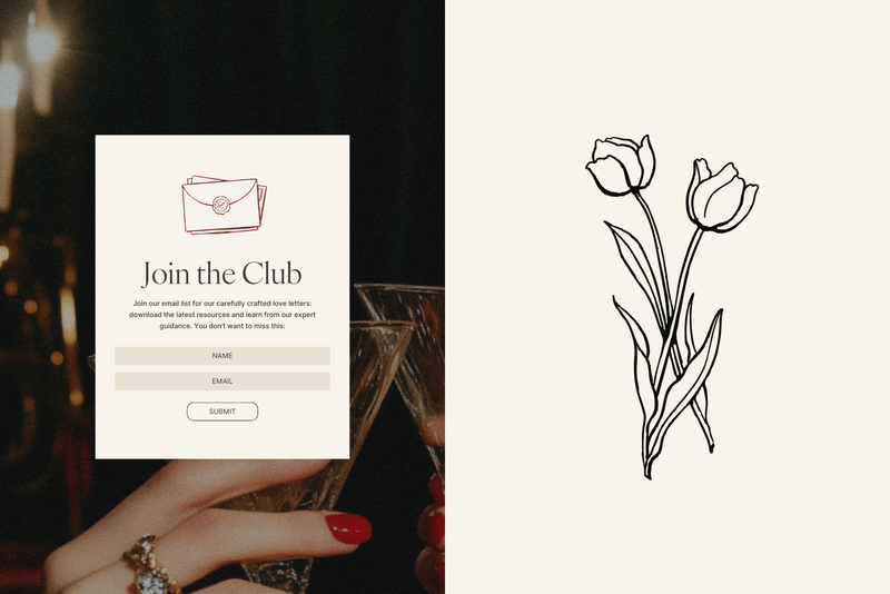 Romantic Hand Drawn Illustrations - Whimsical Party Icons - Sarah Ann Design - 4