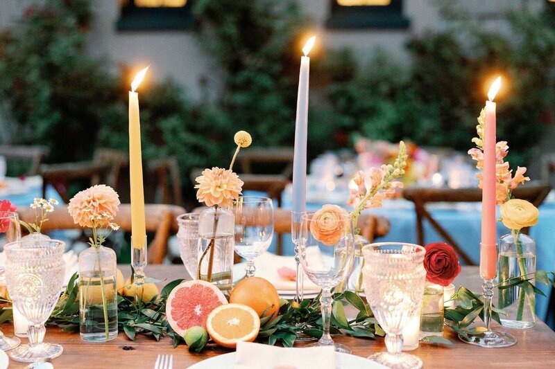 Planning your Vermont nuptials or simply seeking inspiration? Check this citrus infused wedding palette with a burst of summer color!