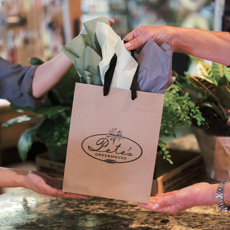 Not sure what gift to give a friend or family member? Live out of town but want to give the gift of Pete's to a local in Amarillo, Texas? Buy a Pete's Greenhouse gift card and let your loved ones choose the perfect decor, furniture, and more for themselves!