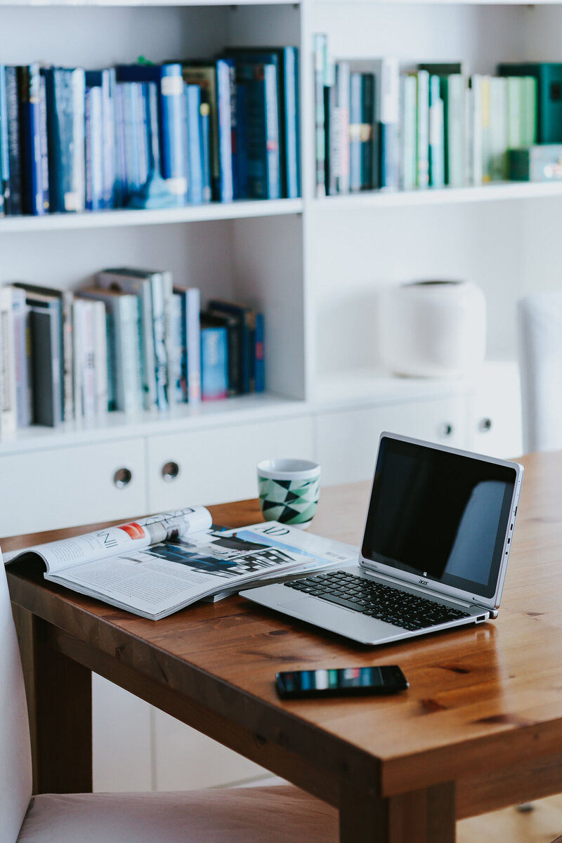 Laptop on Desk - Maggie K Copy