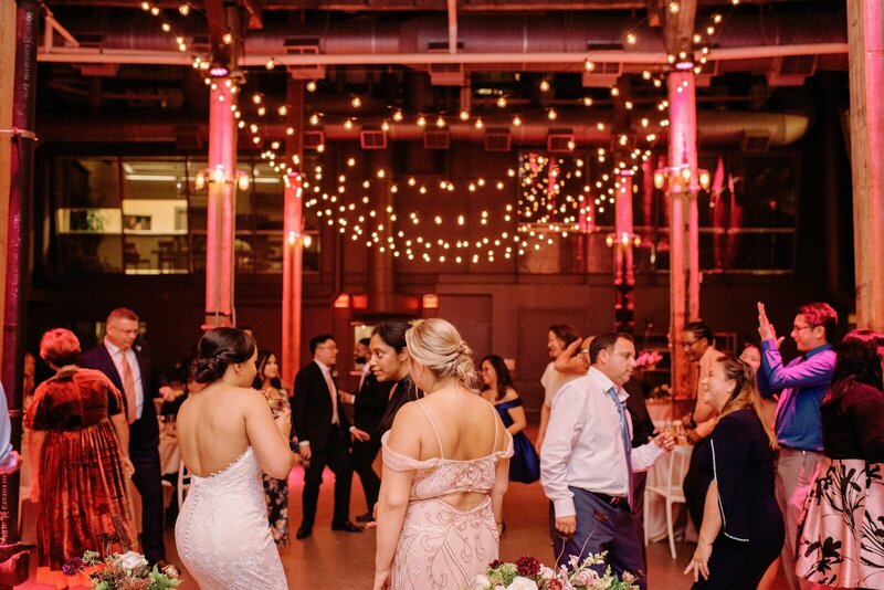 Reception at Steam Whistle Brewery Wedding  Toronto Wedding Venue Jacqueline James Photography
