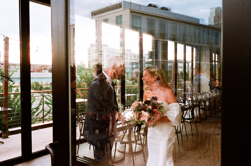 Willowdale Estate Winter Wedding candid family photos