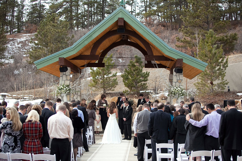 Cielo is a great place for a large wedding in Castle Pines Colorado