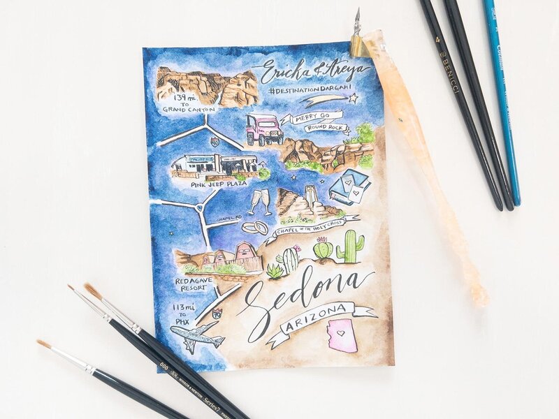 custom-watercolor-map