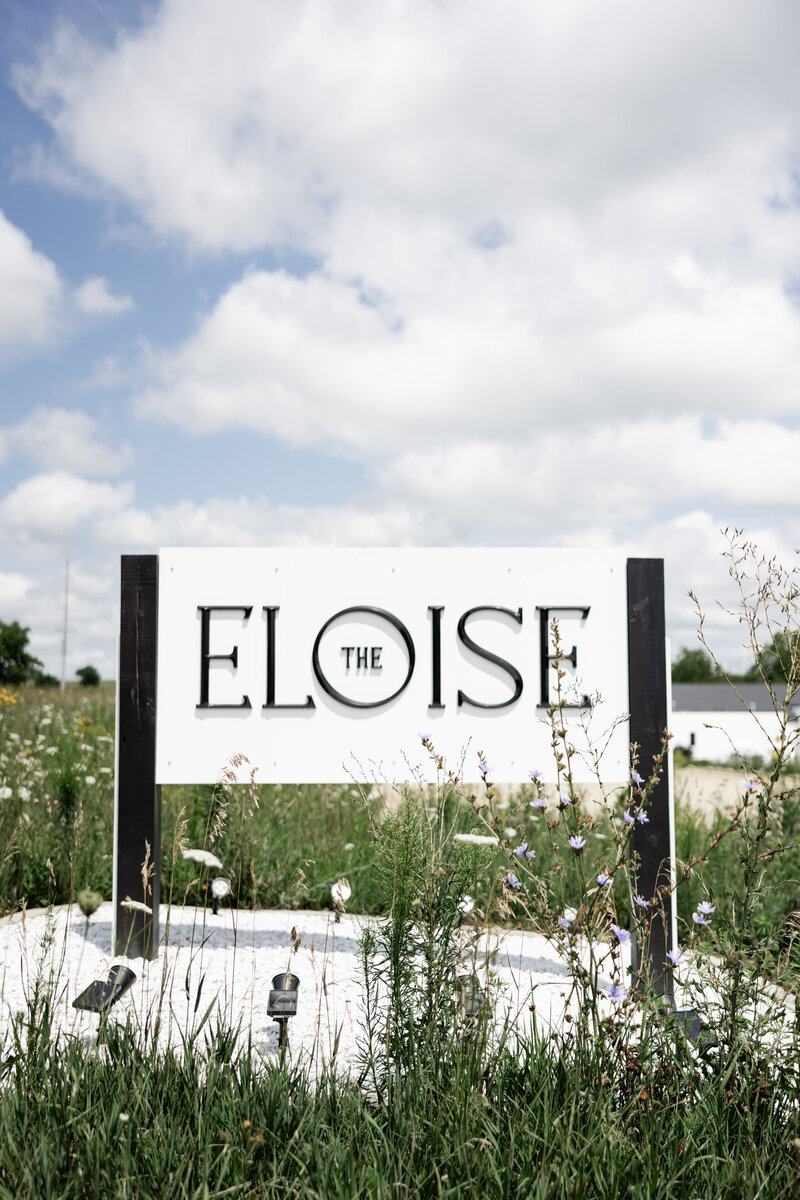 Driveway sign that says The Eloise