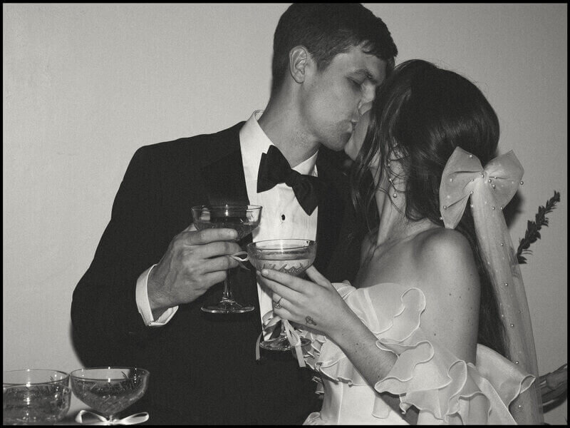 Styled Couple Toast of South florida weddings by Helena Elizabeth Events