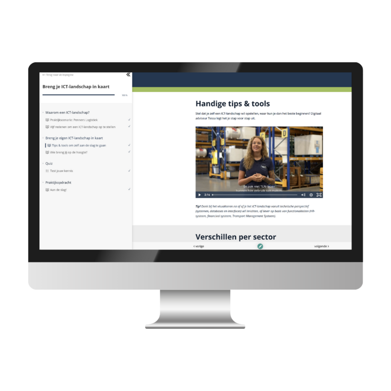Studio Scripts ontwierp een volledig leerplatform voor Logistiek Digitaal, met leerroutes, scripts en docentregistratie van A tot Z.