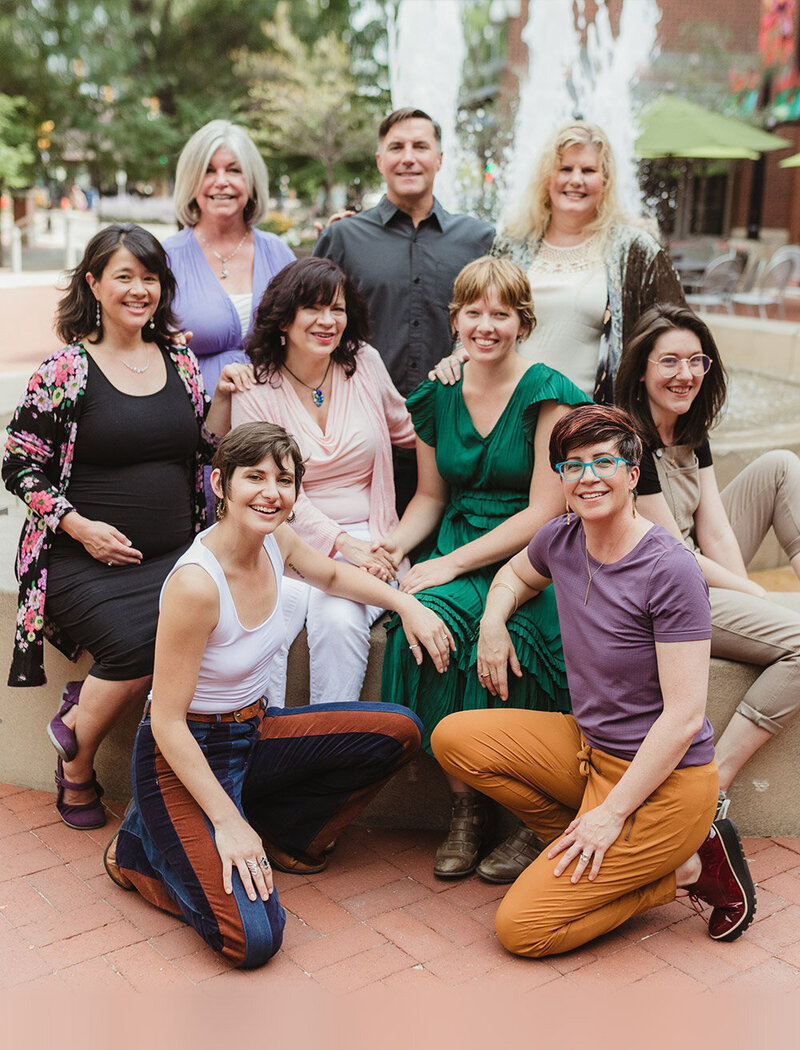 Boulder Psychic Institute team photo with smiling humans
