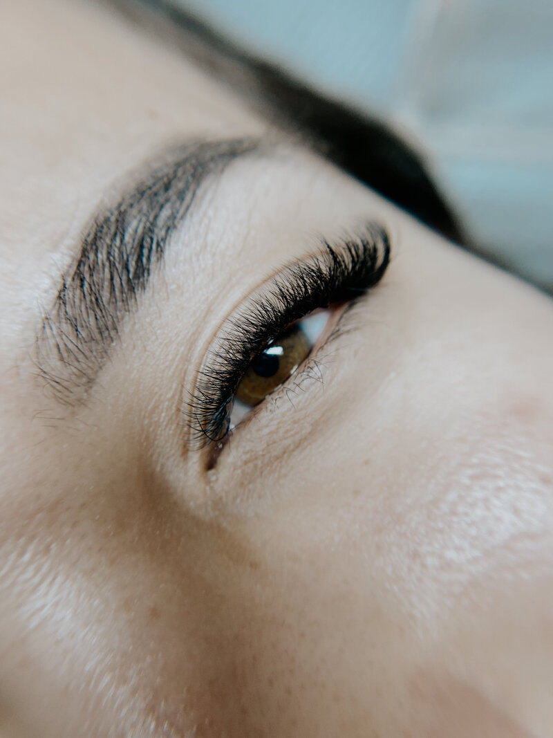 eyelash extensions, mega volume lashes and volume lashes
