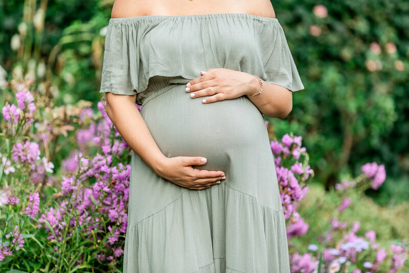Pregnant baby bump picture in Bernardsville NJ