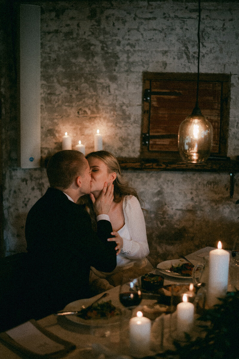 Wedding photo of an Intimate  wedding reception  in Porvoo by photographer Hannika Gabrielsson