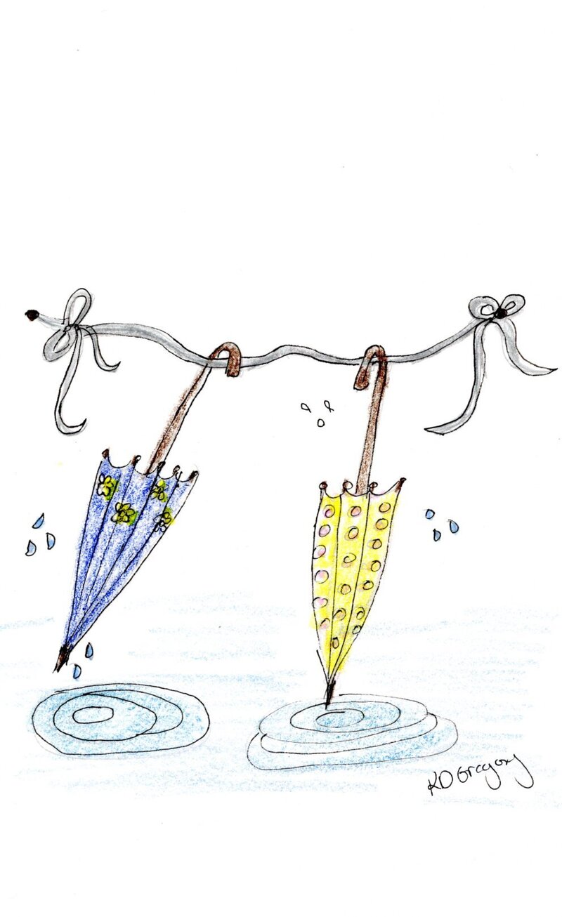 kd gregory whimsy - rainy days and Mondays