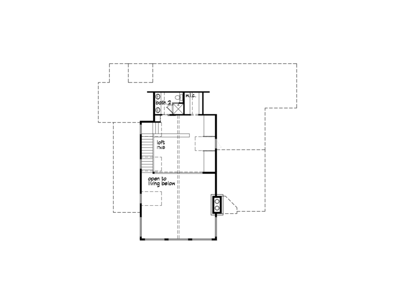 Layout drawing of a ranch rental
