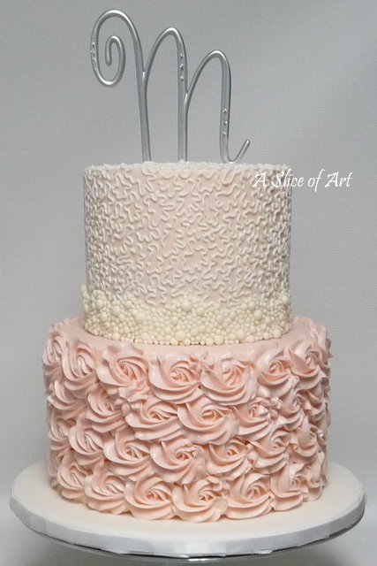 rosette Wedding cake