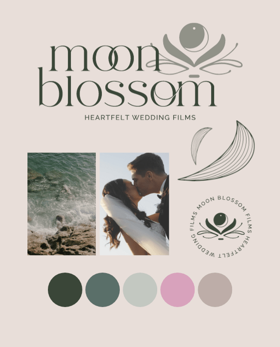 Moon Blossom Films Branding