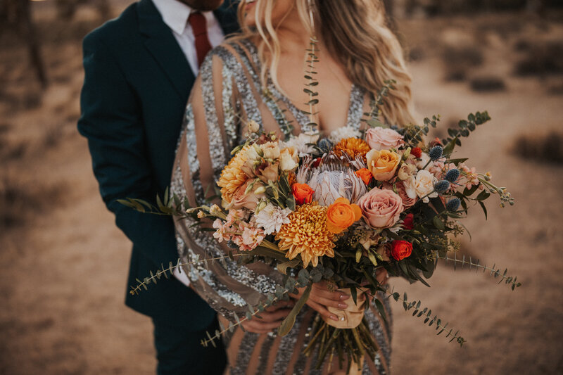 joshua tree florals desert bouquet