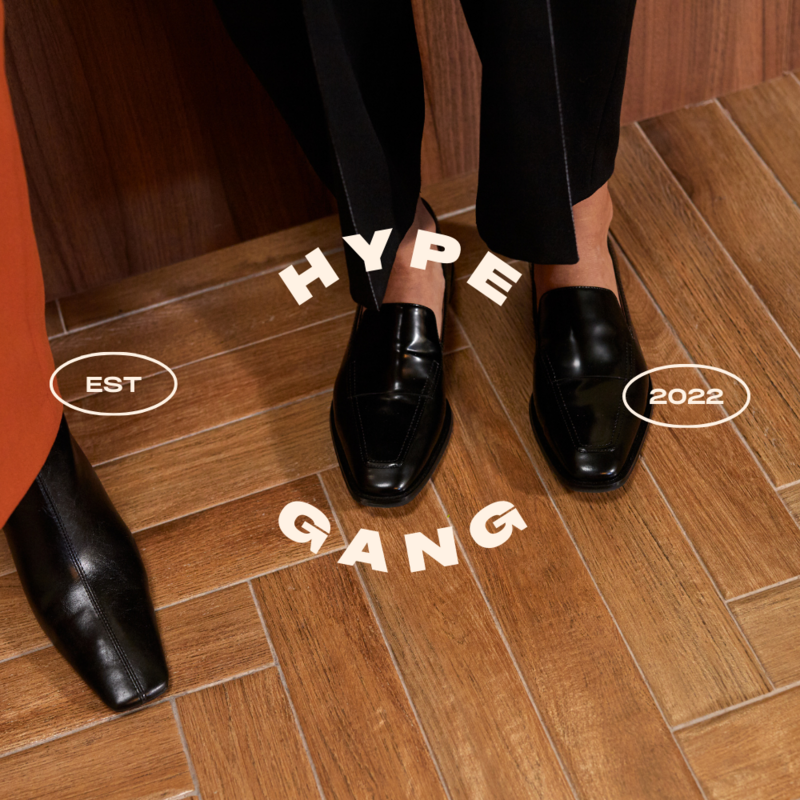 The Hype Gang canva brand identity for a cool and groovy apparel brand