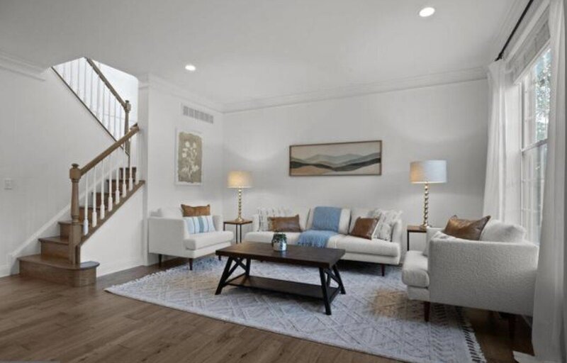 Kelly DeTommaso Occupied Home Staging Ambler PA Living Room 1