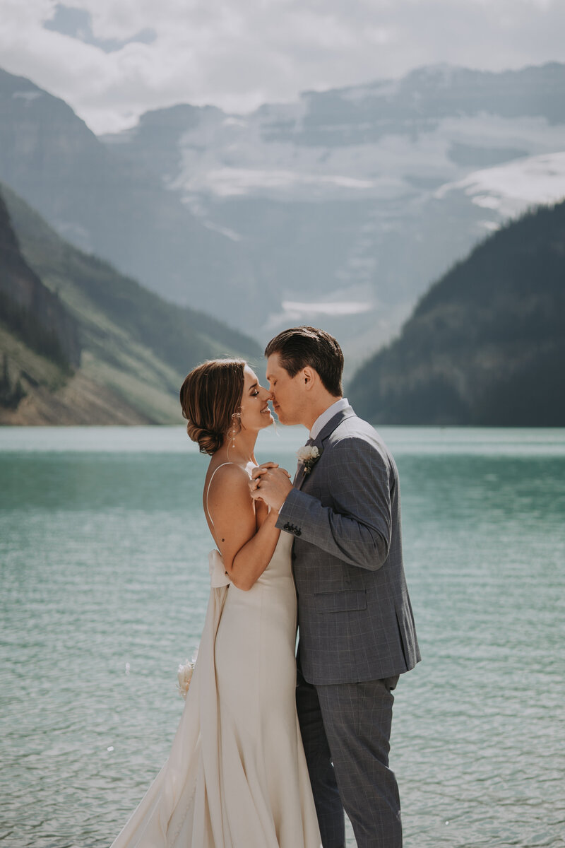 Intimate Lake Louise Elopement by Rocky Mountain Elopements