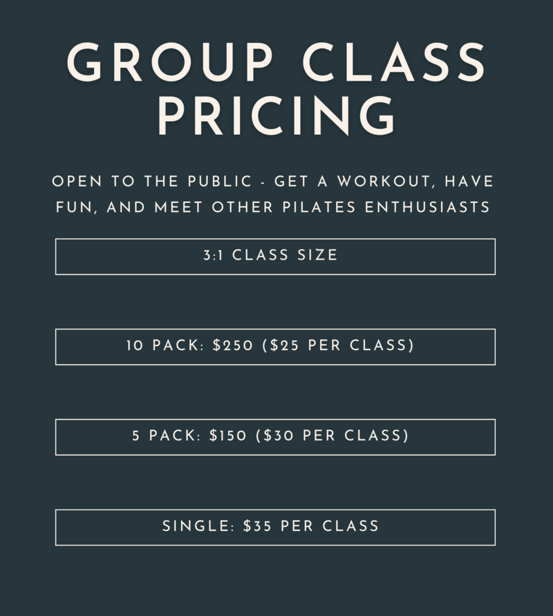 Group Class Prices