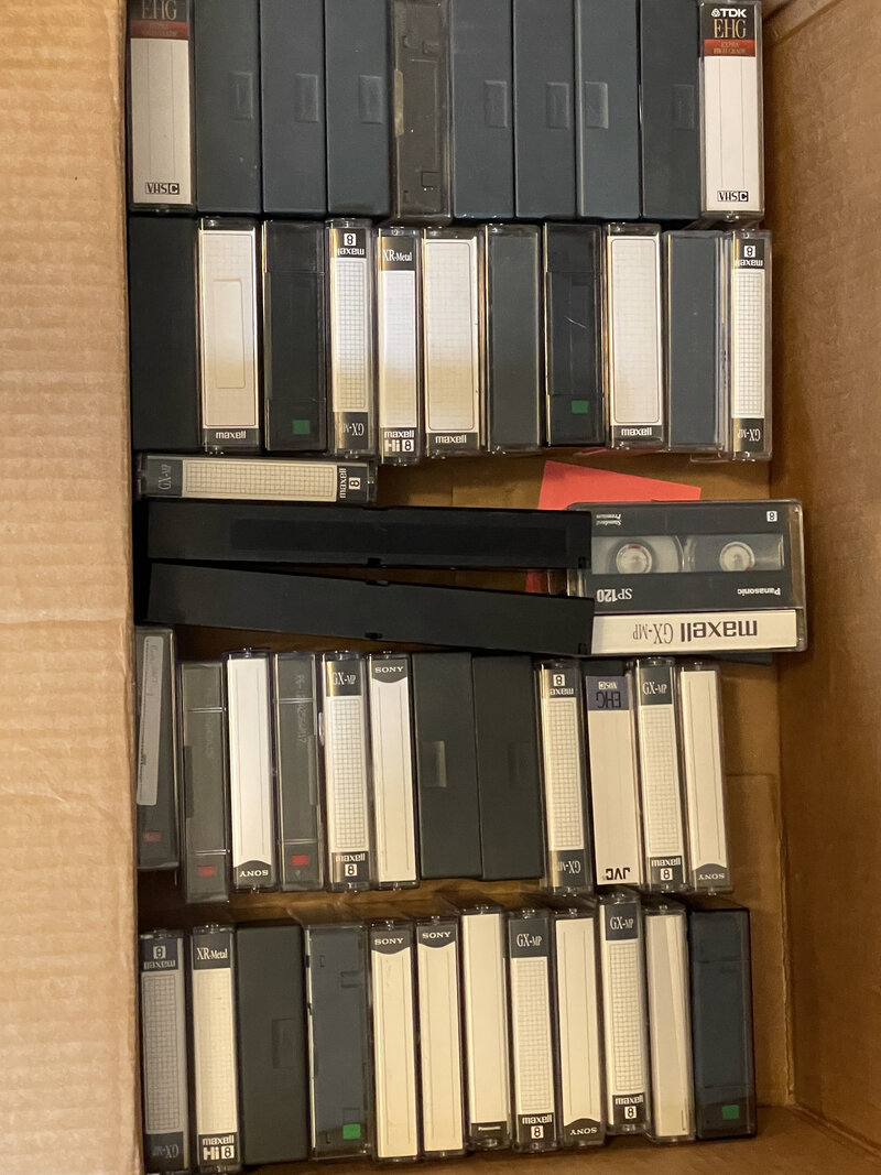Lafayette Louisiana Digital Preservation of slides VHS Transfer Hannah Louise Photography Kodak slides VHS C transfer Mini DV transfer