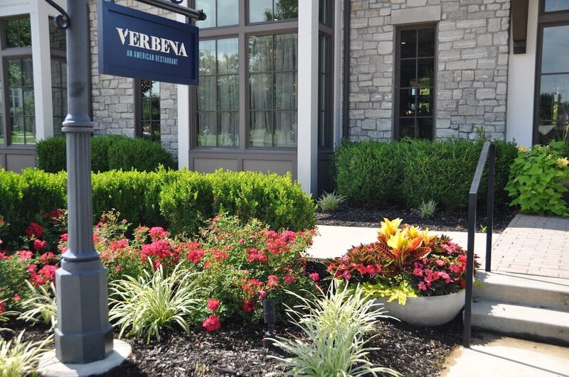 Landscape company project: commercial flower upkeep