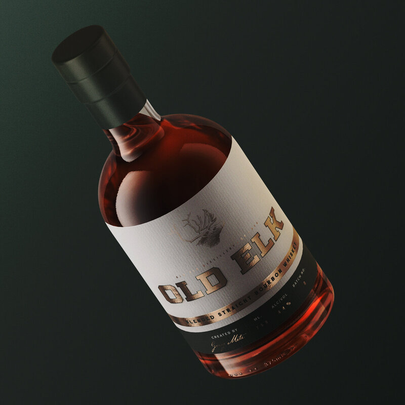 Brand Identity & Packing for Old Elk Bourbon |  Brand Identity Service, Creative Studio, The Flat Iron Foundry