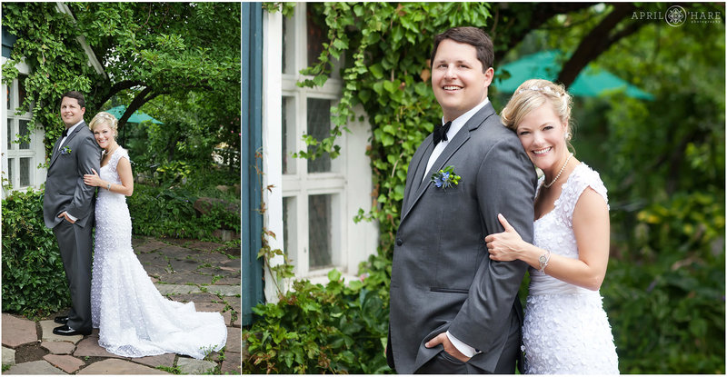 Courtyard-Garden-Wedding-Portraits-at-Greenbriar-Inn-Restaurant-Boulder-Colorado