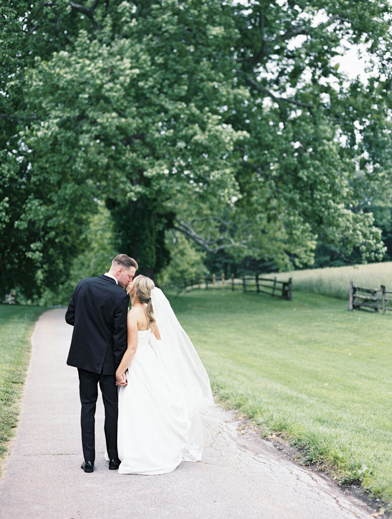 Couple kissing taken by baltimore photographer