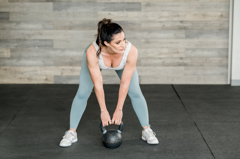 Build strength with a kettle ball workout