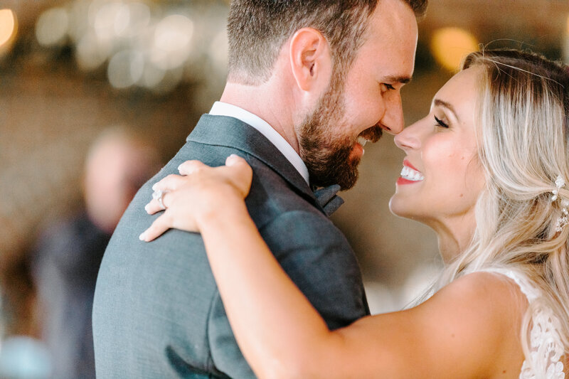 charleston wedding photographer Romantic First Dance at Boone Hall