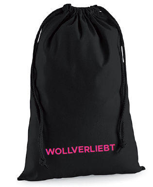 Project Bag Draw Black "Wollverliebt"