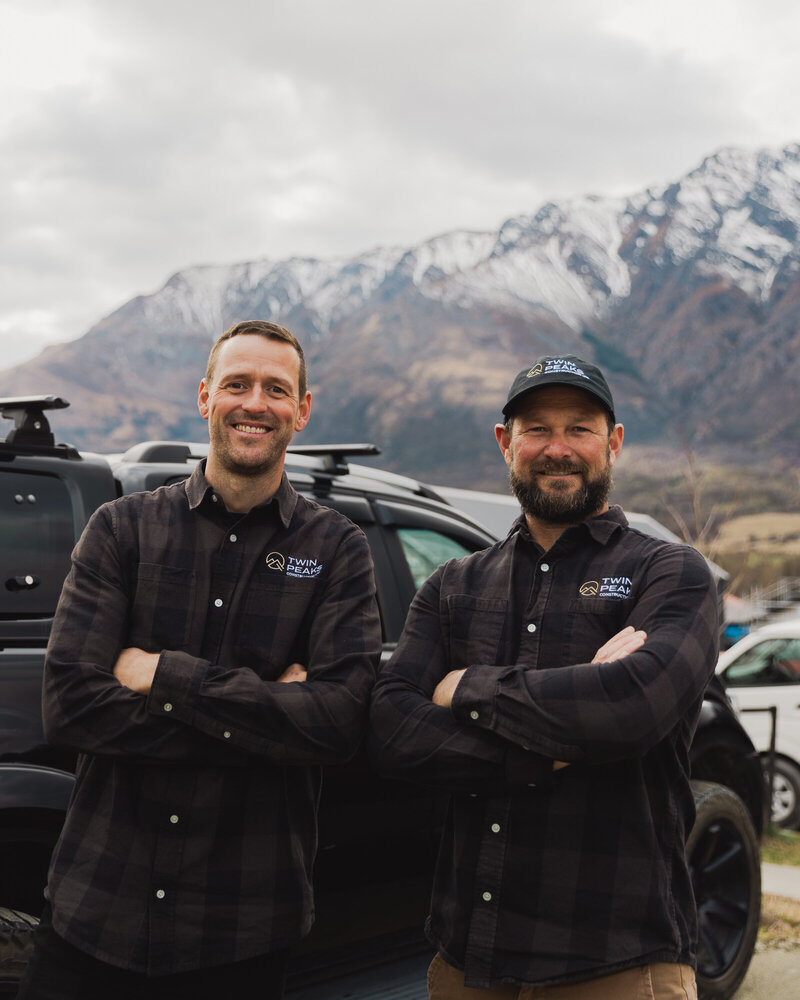 Aaron Henderson & Michael Gillbanks of Twin Peaks Construction Queenstown