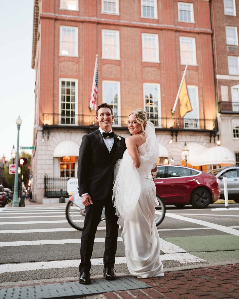 Boston wedding photographers Boston Public Library City hall