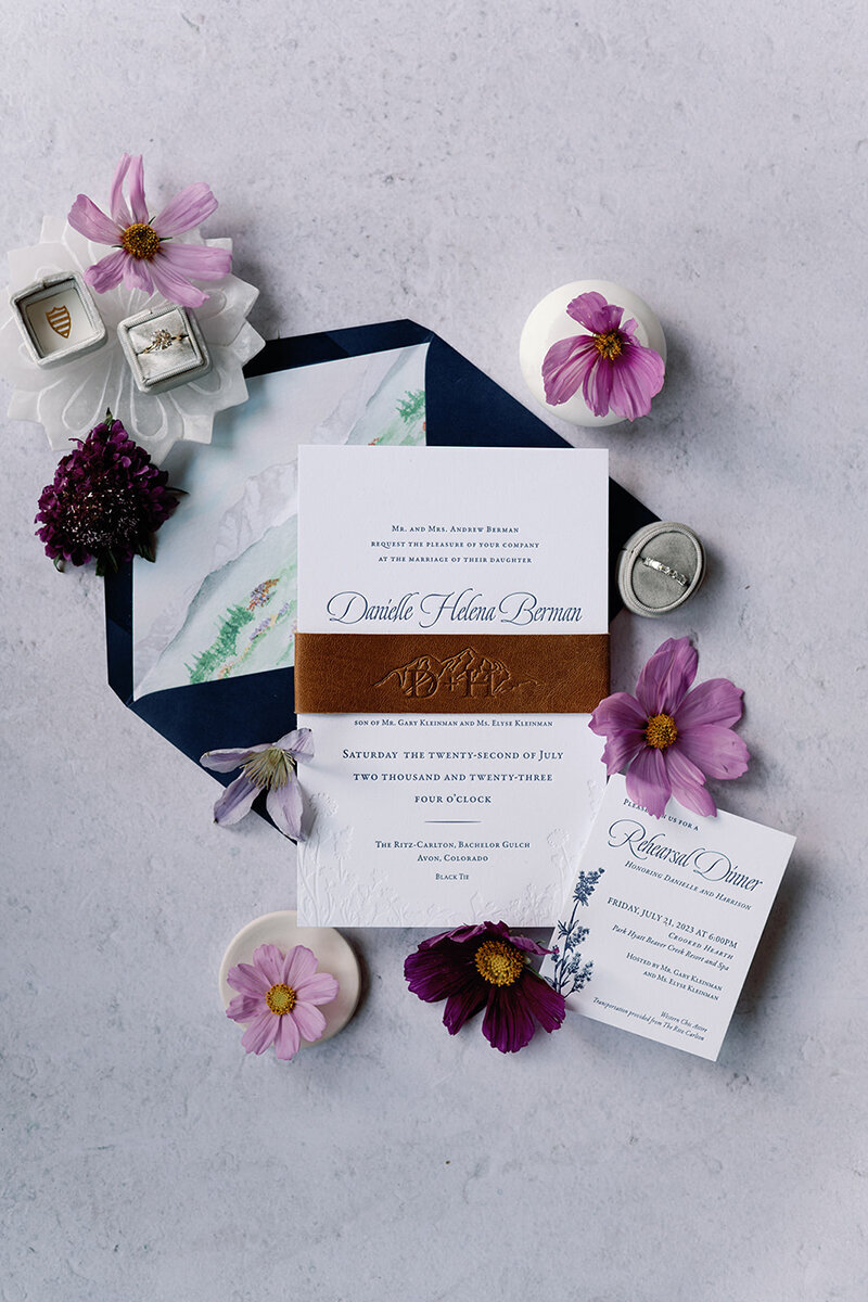 Mountain Wildflower Invitation