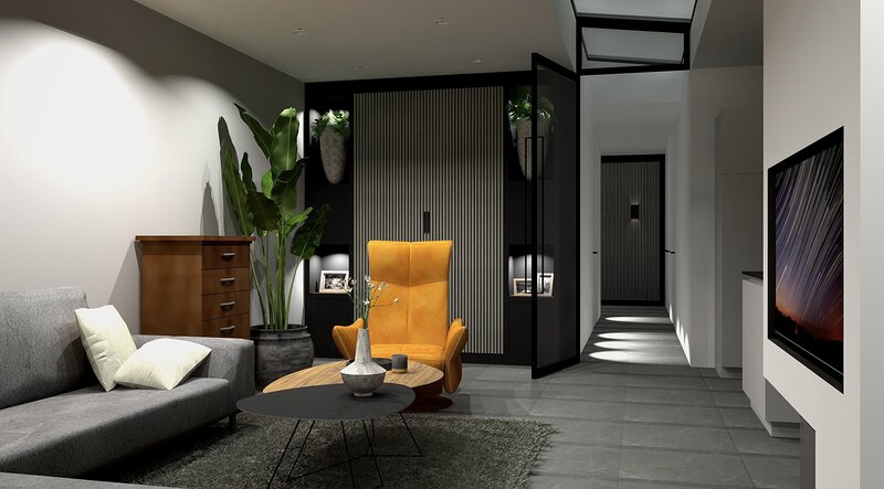 Impressie 6.0 - 3D FR view wandkast