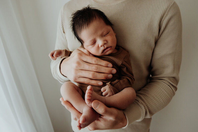 Newborn studio photography